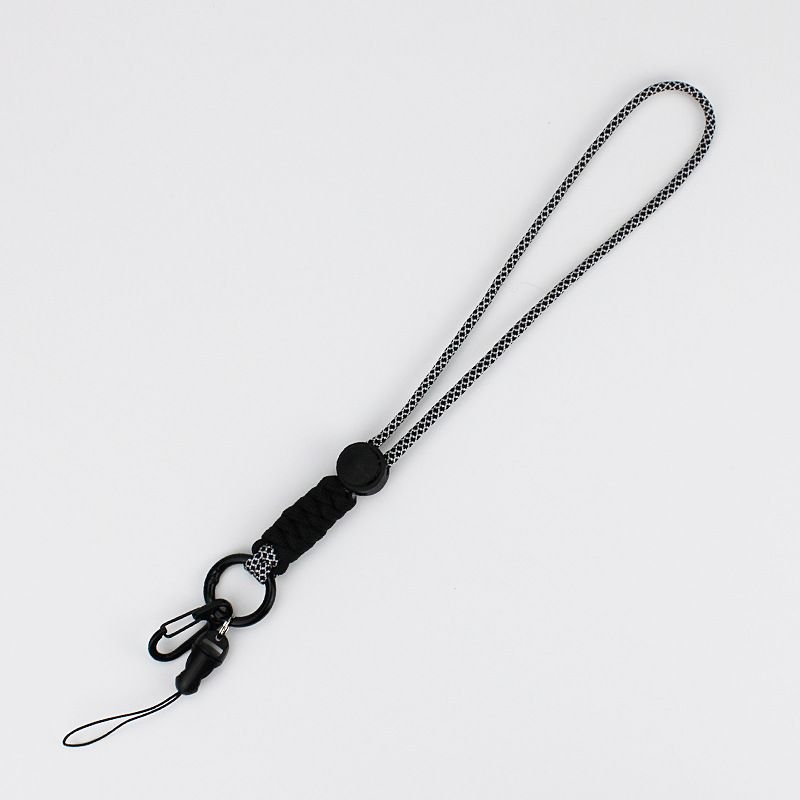 Simple Multi-Functional Woven Two-Color Anti-Lost Mobile Phone Lanyard