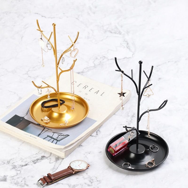 Creative Metal Branch Jewelry Display Stand