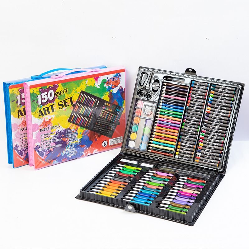 150 Pcs Paintbrush Student Watercolor Pen Art Painting Set