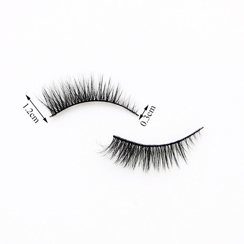 LTWEGO Women Fashion 3D Cat'S Eye Roll-Up Thick False Eyelashes