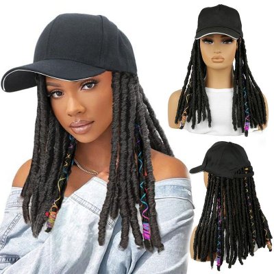 Women Fashion Hip Hop Hat Braid Wig