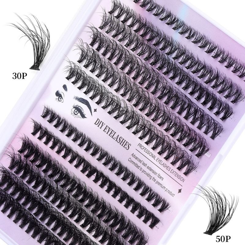 Diy Sectional Fried Hair Single Cluster False Eyelashes