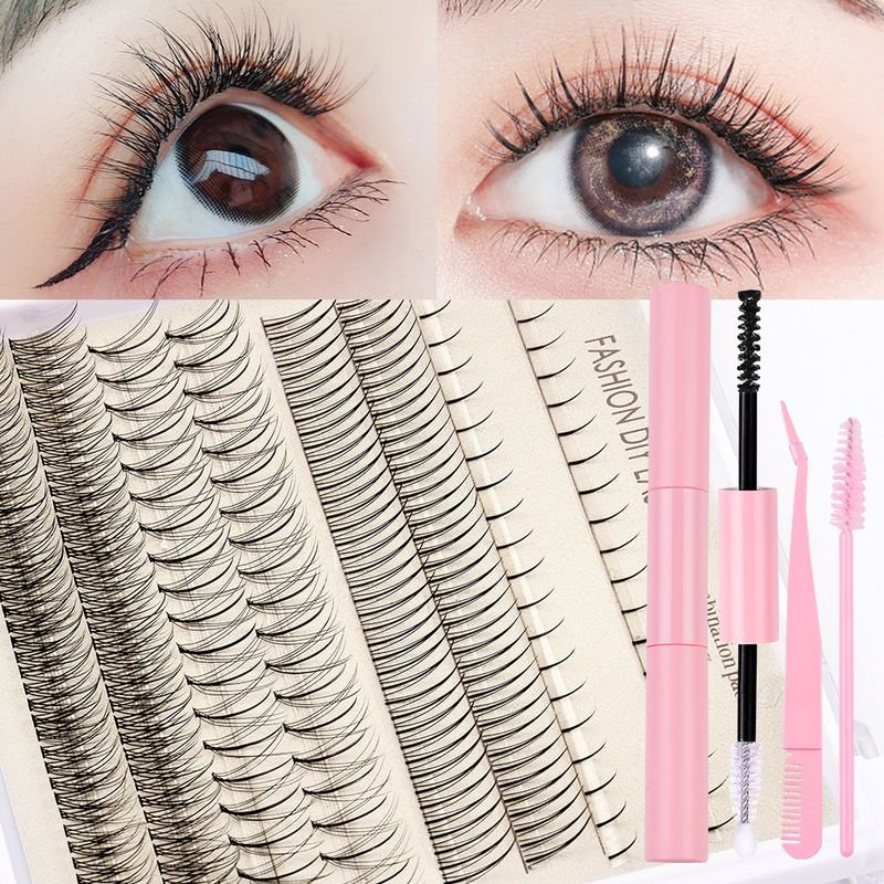 Women Simple Thick Sectional Grafting False Eyelashes