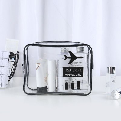 Portable Waterproof Large-Capacity Wash Bag Bathroom Storage Bag Tpu Transparent Travel Cosmetics Bag