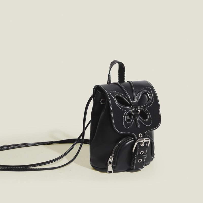 Women Fashion Retro Hollow Butterfly Mini Cute Backpack