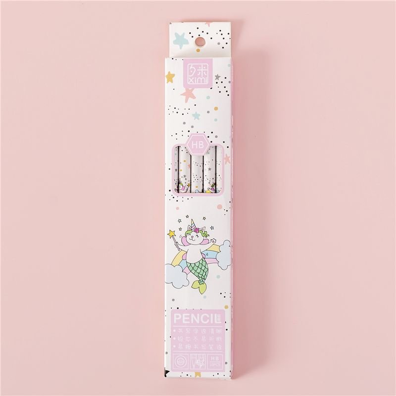 10pcs/box HB Cute Cartoon Pattern Pencils