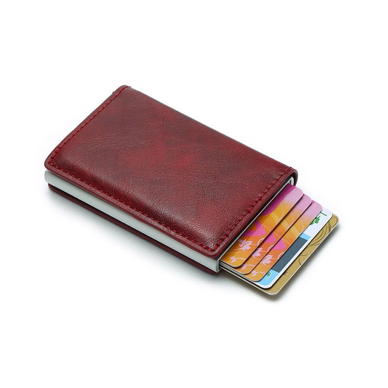 Unisex PU Credit Card Wallet Holder