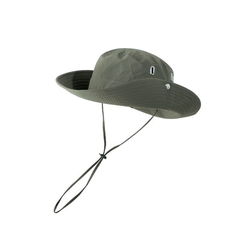 Western Cowboy Sunscreen Big Brim Uv Protection Outdoor Sunshade Unisex Custom Bucket Hat