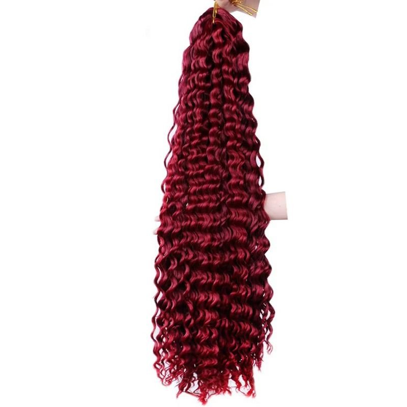 Women Fashion Deep Wave Crochet Hair Braid