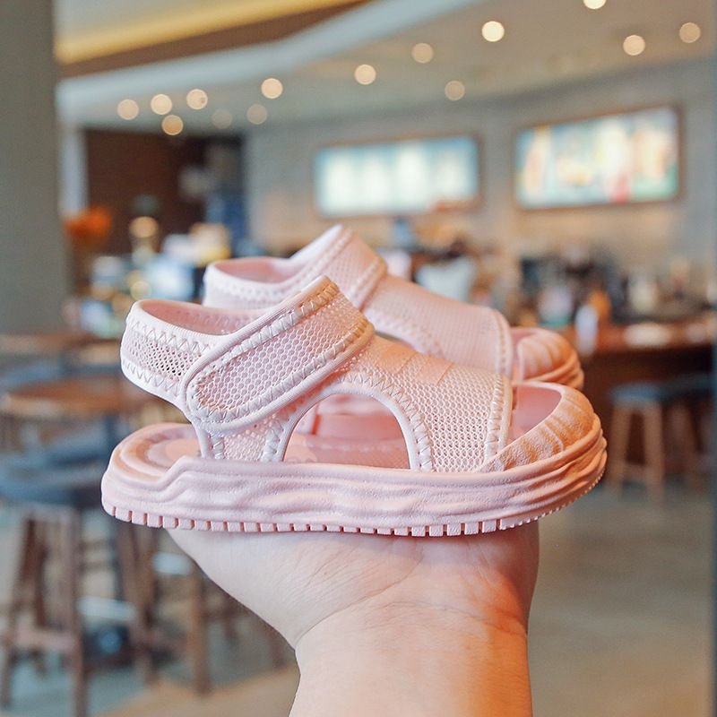 Children Kids Baby Fashion Girls Boys Soft Bottom Sports Mesh Casual Sandals Shoes