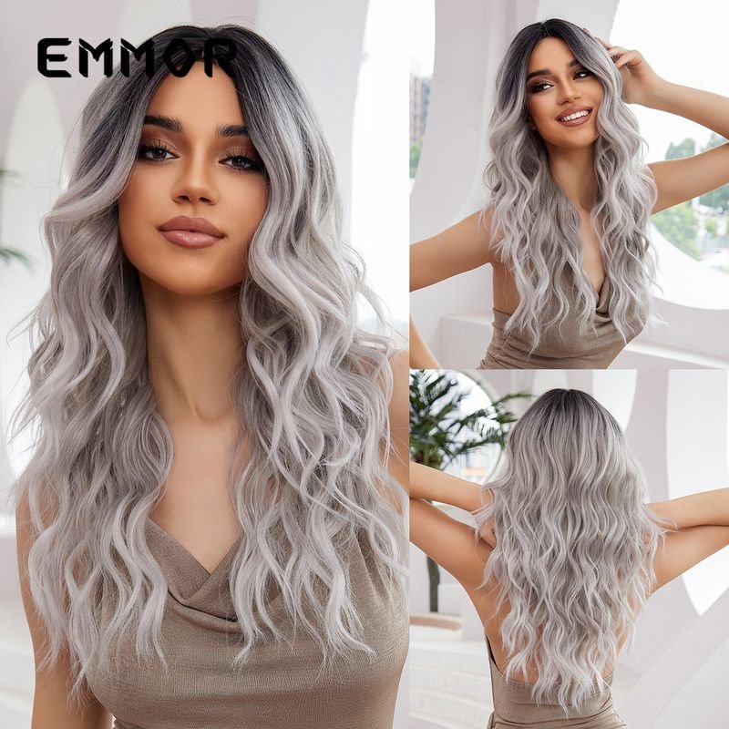 Women Fashion Long Curly Hair Wig