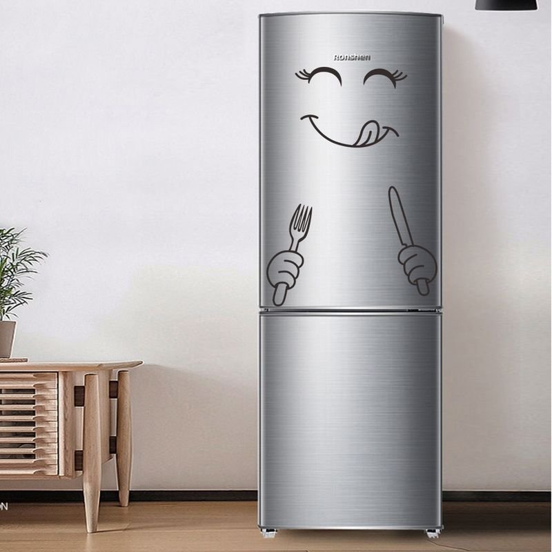 Simple Home Cartoon Fun Smiling Face Refrigerator Maggot