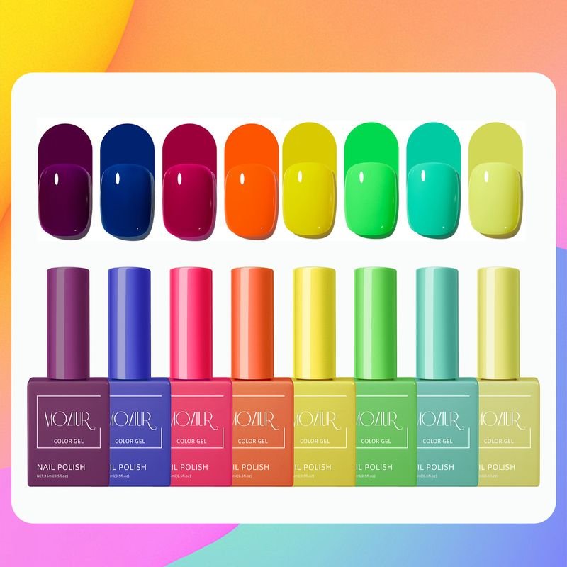 Candy Fluorescent Color Nail Gel Polish