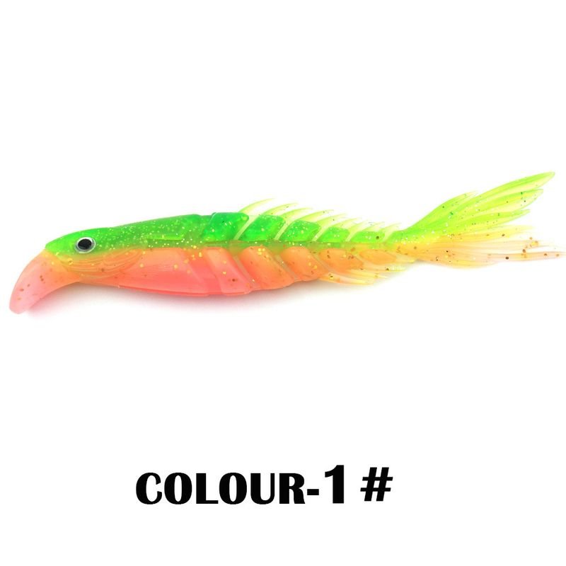 Outdoor Fishing Multi-Section Fish Smart Soft Bait Fake Bait