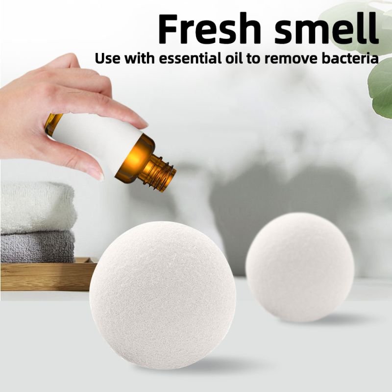 Reusable Wool Dryer Balls Magical Washing Tool For Washing Machine Cleaning Drying 4Cm Fabric Softener Ball Laundry Balls