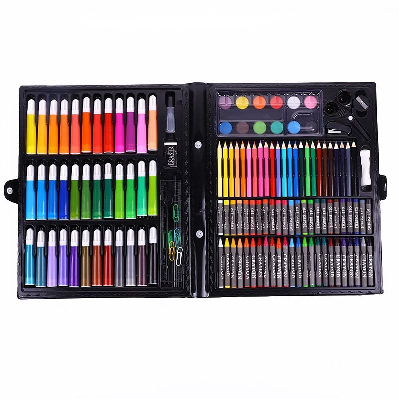 150 Pcs Paintbrush Student Watercolor Pen Art Painting Set