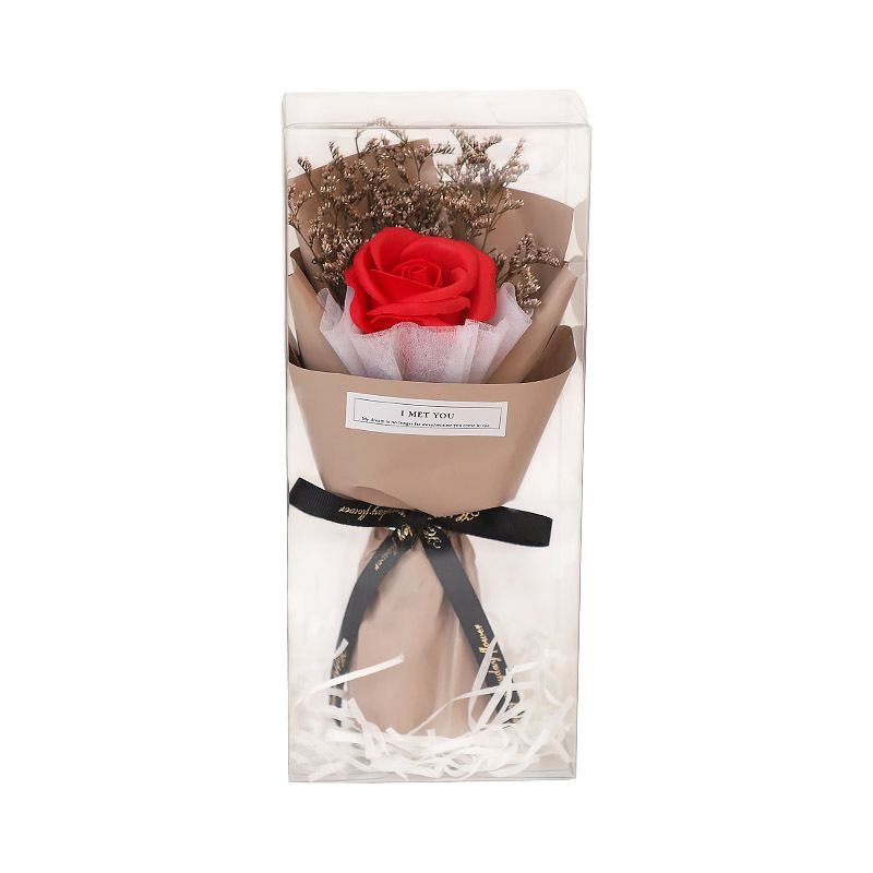 Simulation Rose Flower Soap Flower Valentine'S Day Bouquet Gift