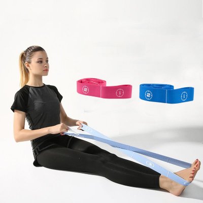 Children Yoga Stretch Strap Stretch Strap With Elastic Open Shoulder Stretch Rope