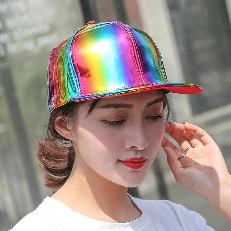 Carnival Party Colorful Laser Baseball Cap