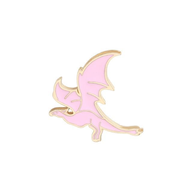 Halloween Unisex Cute Flying Dragon Pterosaur Metal Brooches