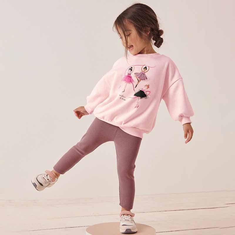 Kids Toddler Girls Casual Cute Cartoon Long Sleeve Sweatshirts Pants Sets