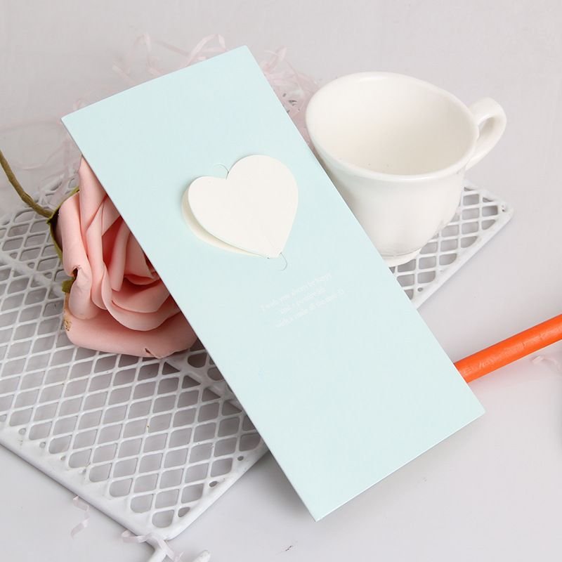 Creative Love Bow Greeting Card New Christmas Lover Mother Teacher's Day Blessing Card