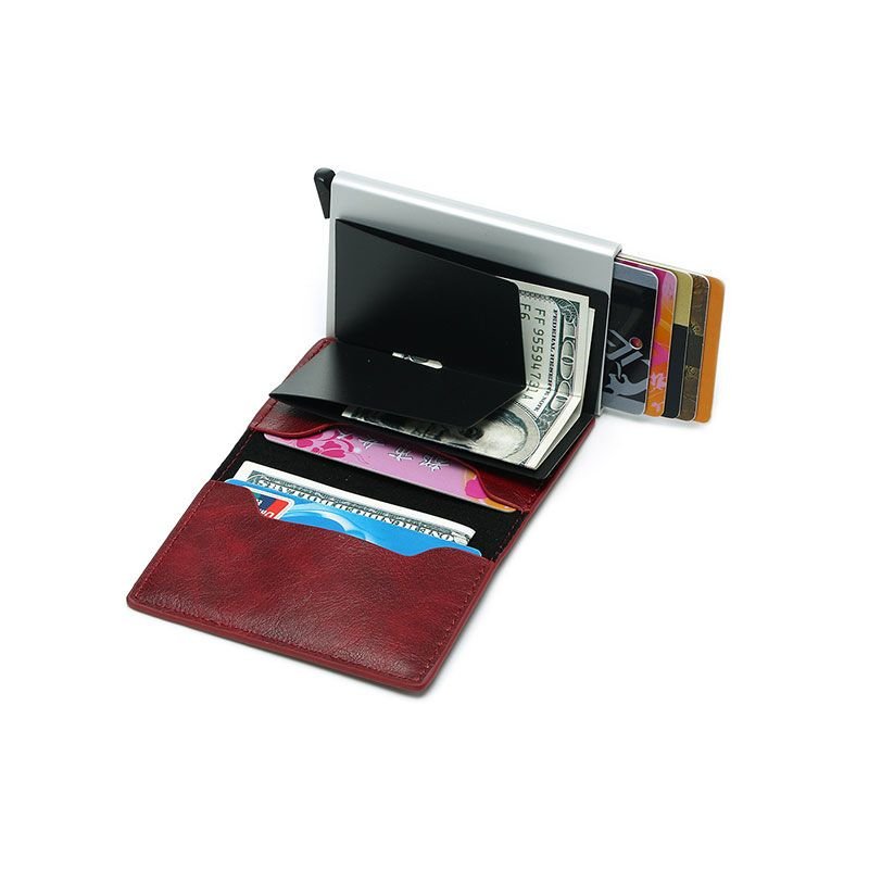 Unisex PU Credit Card Wallet Holder