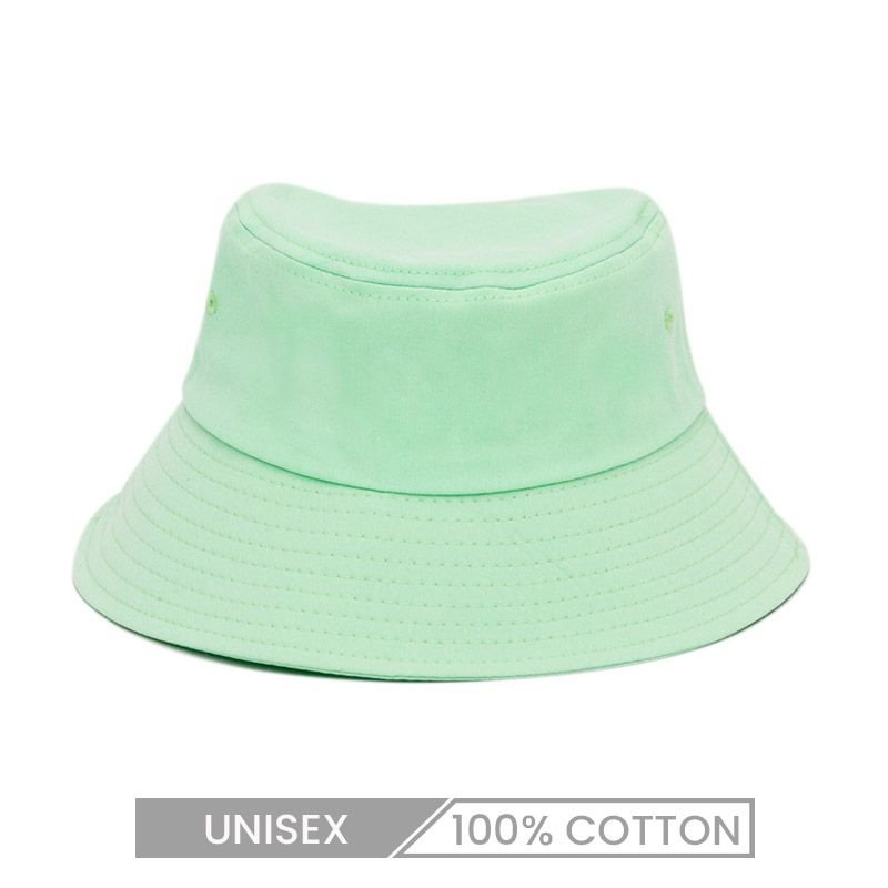 High Quality Solid Color Outdoor Sunshade Custom Embroidered Logo Bucket Hat