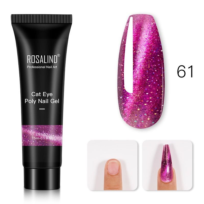 Fashion Glitter Nail Art Quick Extension Gel Nail Polish