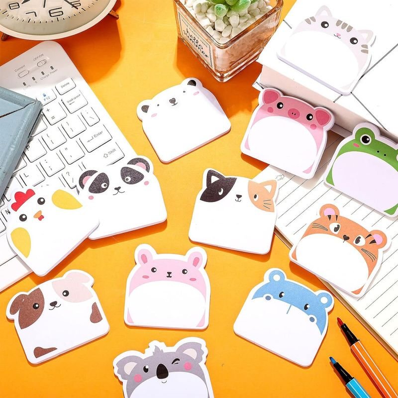 Cartoon Cute Panda Alien Notes Post-It Notes