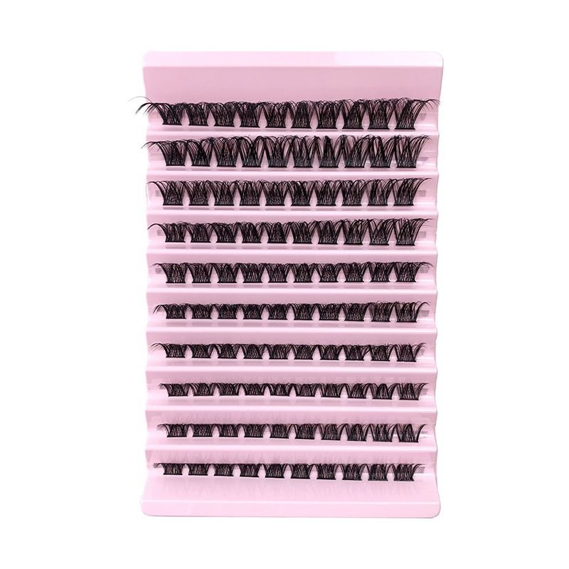 Women Simple Thick Curly Single Cluster Segmented False Eyelashes