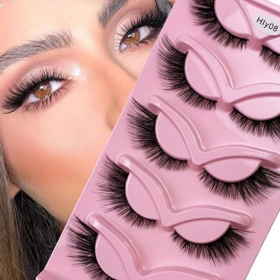 Women Simple Natural Thick False Eyelashes