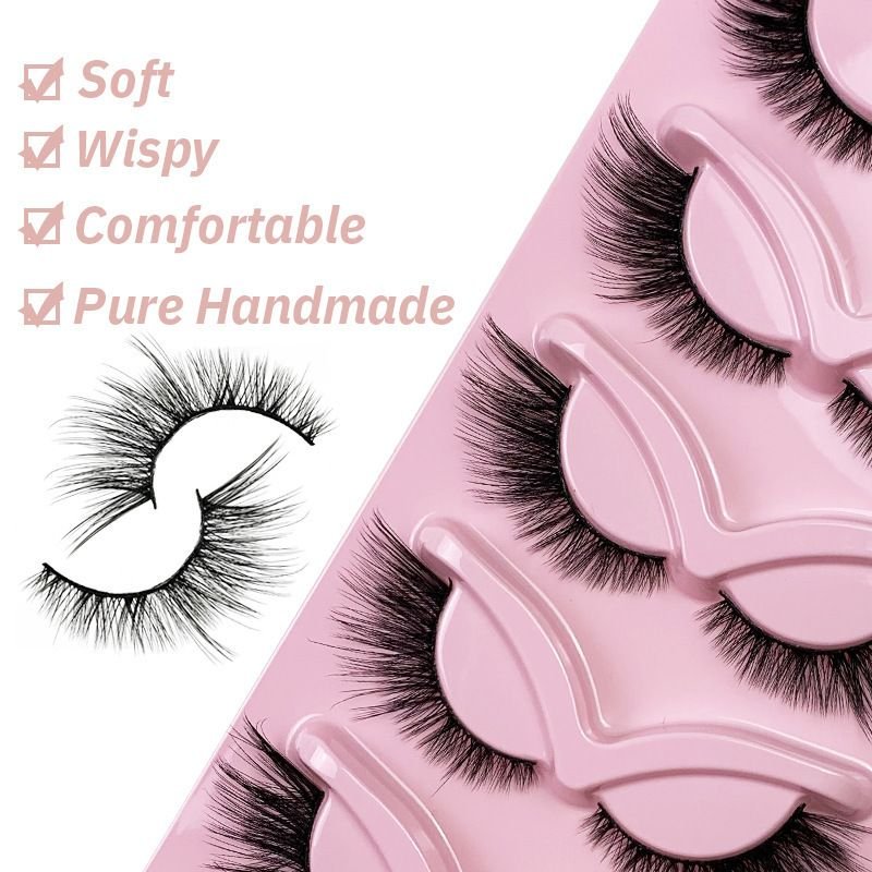 Women Simple Natural Thick False Eyelashes