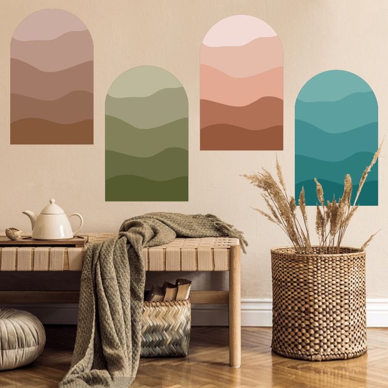 Simple Home Abstract Self-Adhesive Bedroom Decorative Wall Sticker