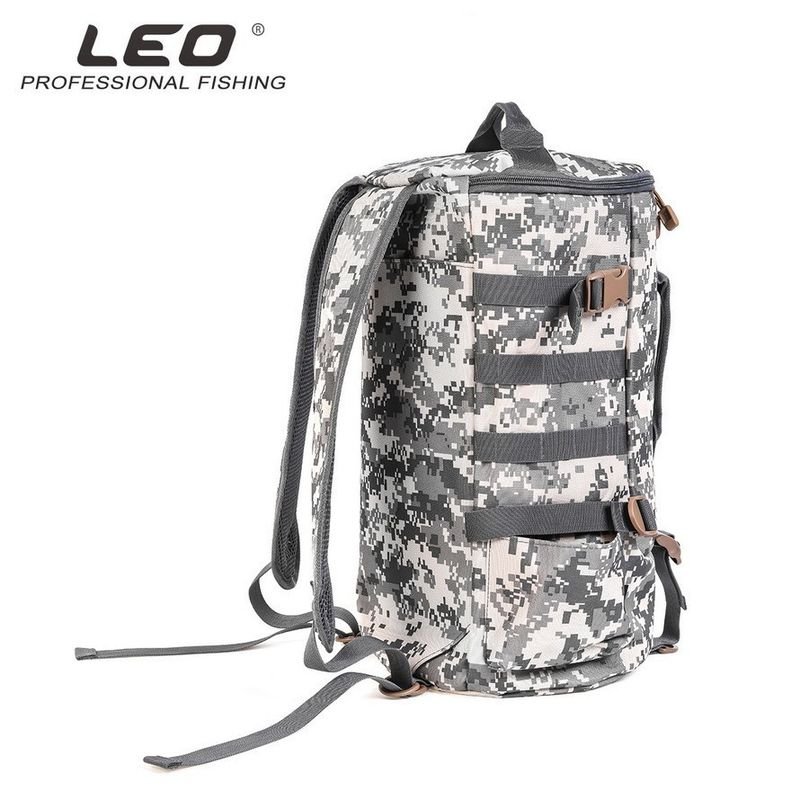 Outdoor Fishing Cylindrical Fishing Gear Backpack