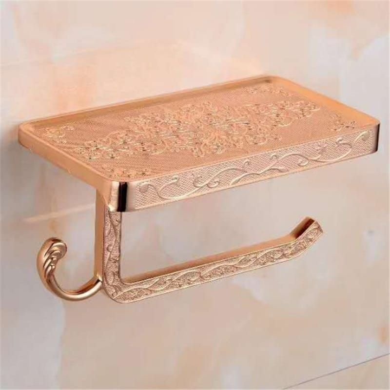 Retro Bathroom Space Aluminum Toilet Paper Holder