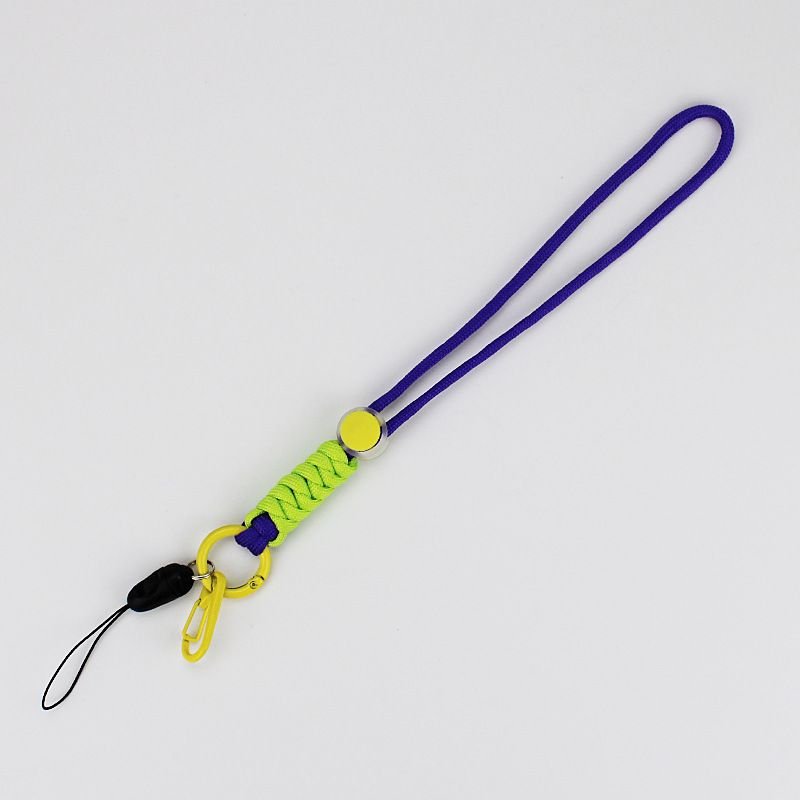 Simple Multi-Functional Woven Two-Color Anti-Lost Mobile Phone Lanyard