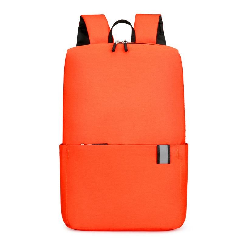 Casual Solid Color Large Capacity Backpack