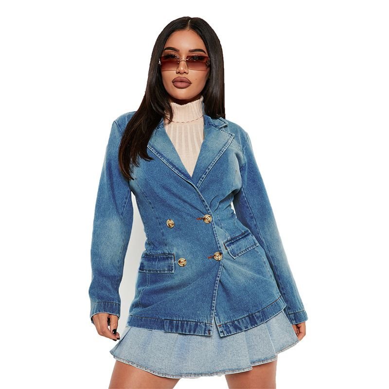 Women Retro Denim Jacket