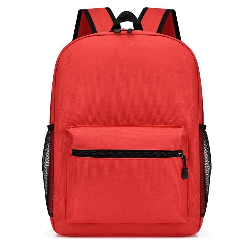 Simple Solid Color Large Capacity Backpack