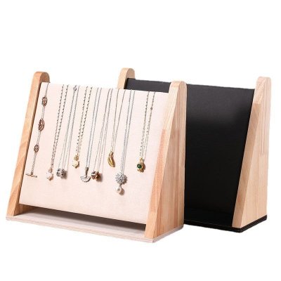 Fashion Vertical Beveled Necklace Bracelet Display Stand