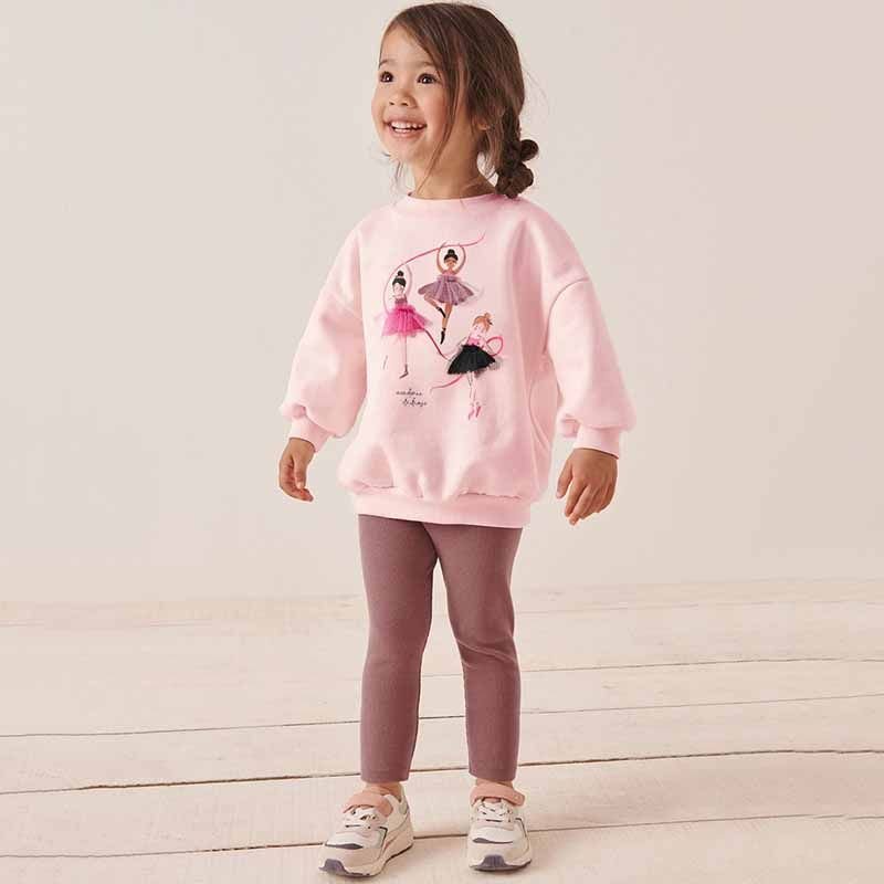 Kids Toddler Girls Casual Cute Cartoon Long Sleeve Sweatshirts Pants Sets