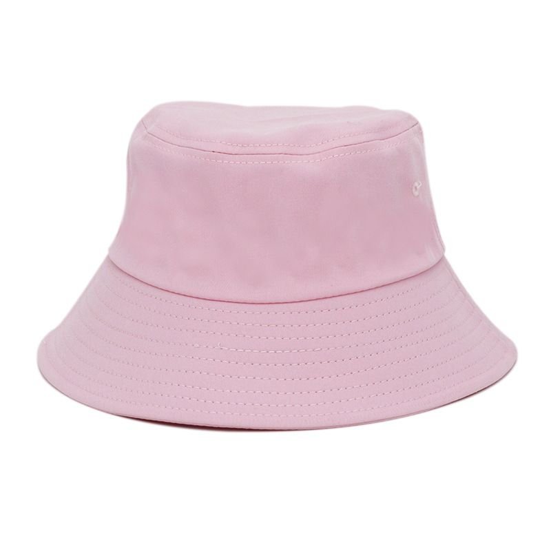 High Quality Solid Color Outdoor Sunshade Custom Embroidered Logo Bucket Hat