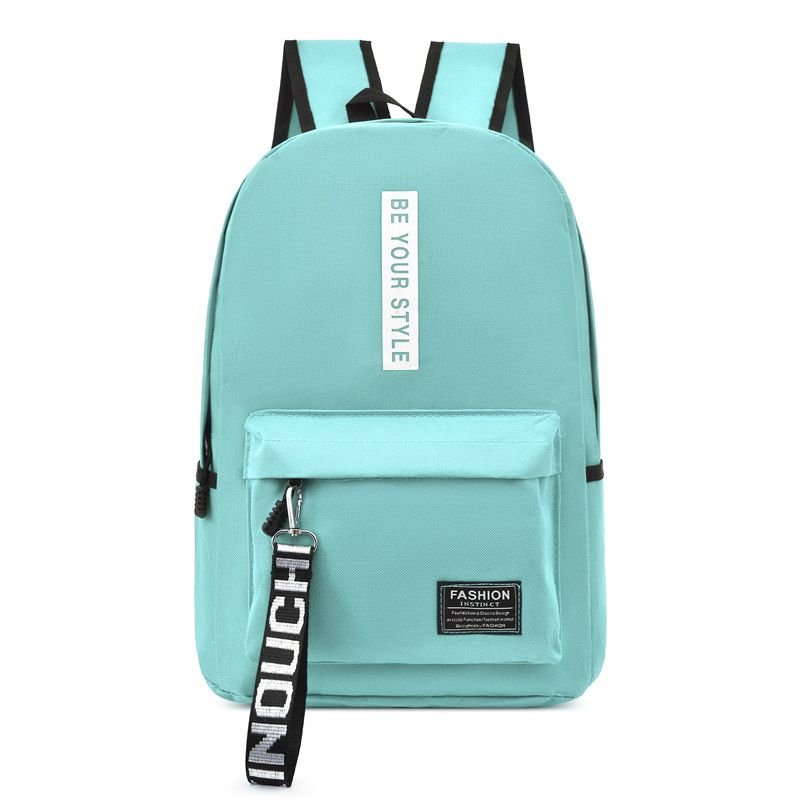 Simple And Fashionable Light Letter Large Capacity Backpack