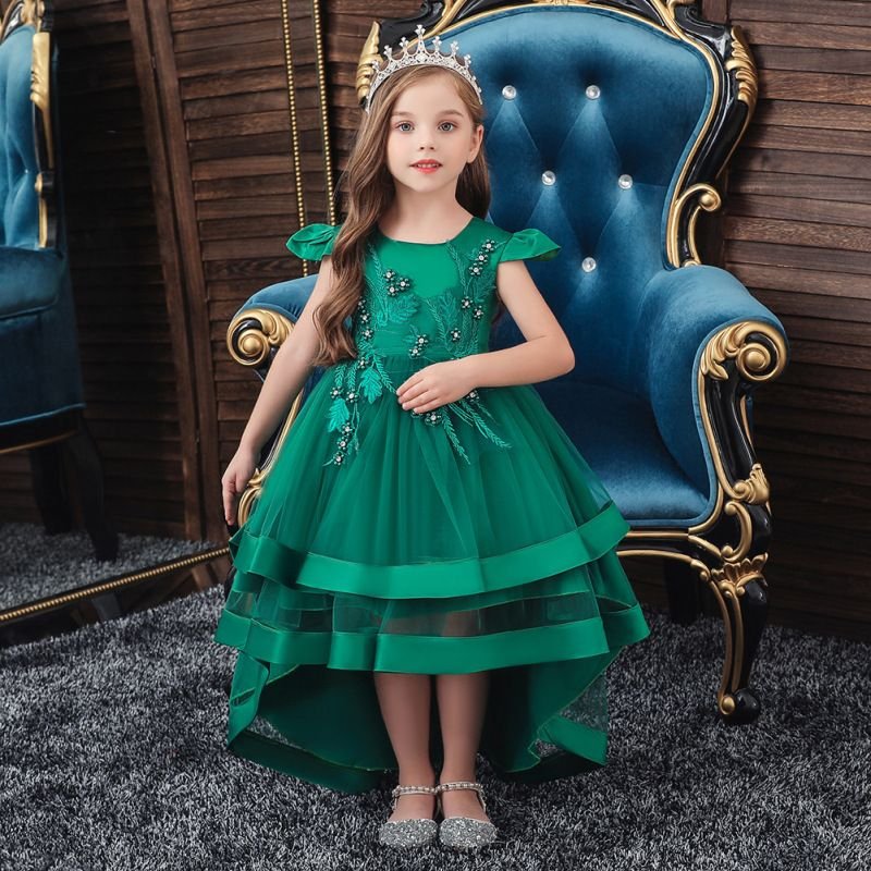 Children Kids Toddlers Girls Birthday Party Performance Princess Mesh Dress