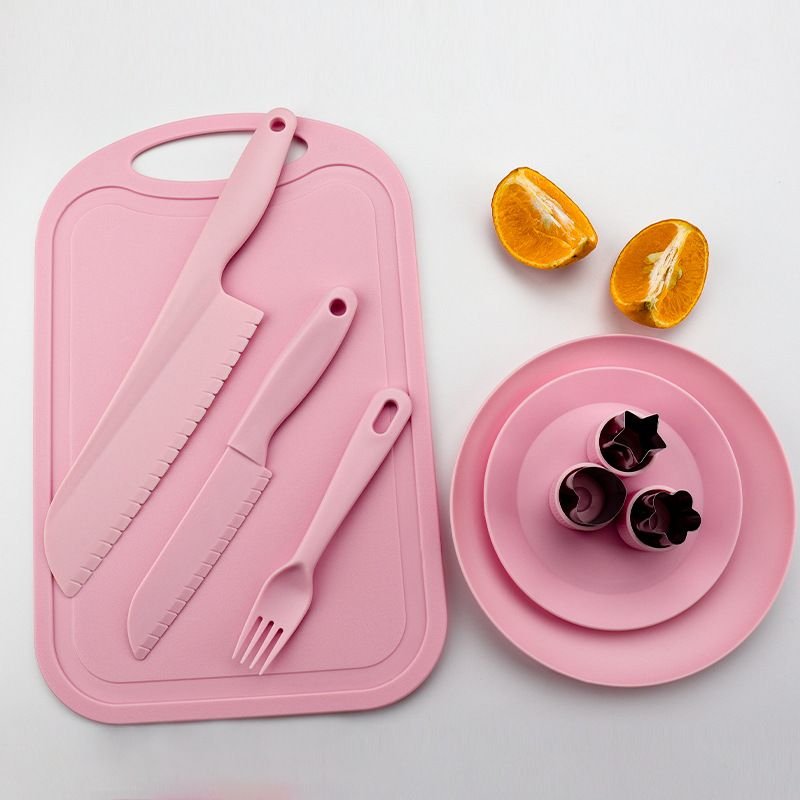 Children Kindergarten Early Education Tableware Plastic Knife Safety Knife Set