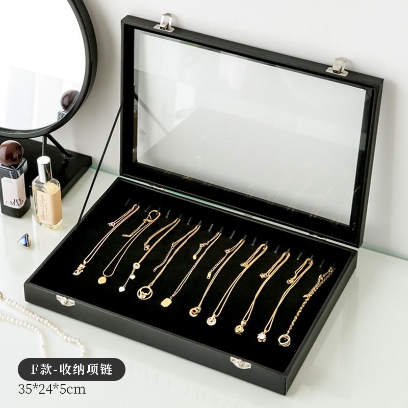 Fashion Divider Jewelry With Lid Display Tray