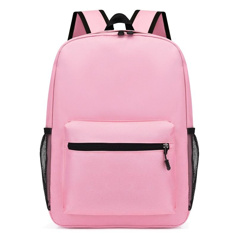 Simple Solid Color Large Capacity Backpack