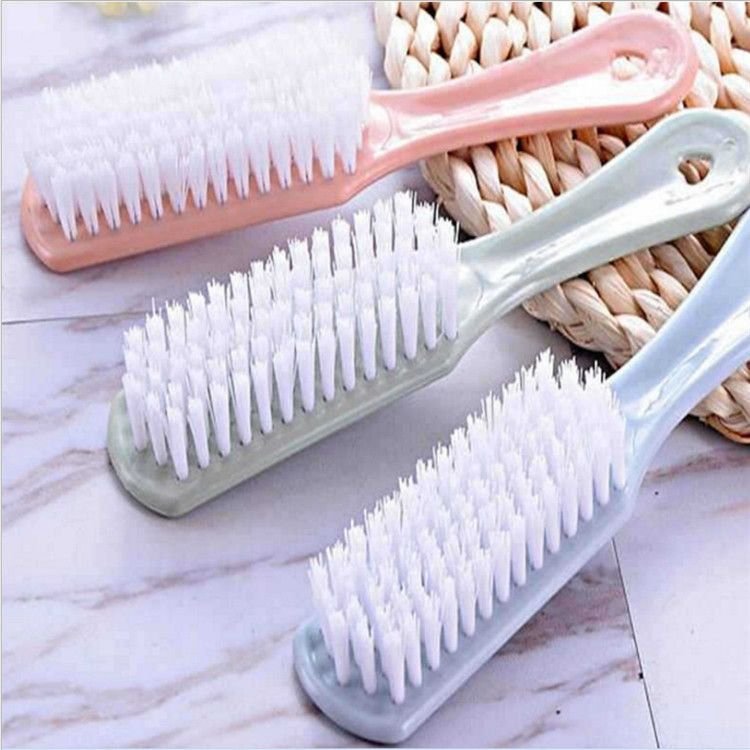 Solid Color Household Plastic Shoe Washing Laundry Clothes Washing Brush