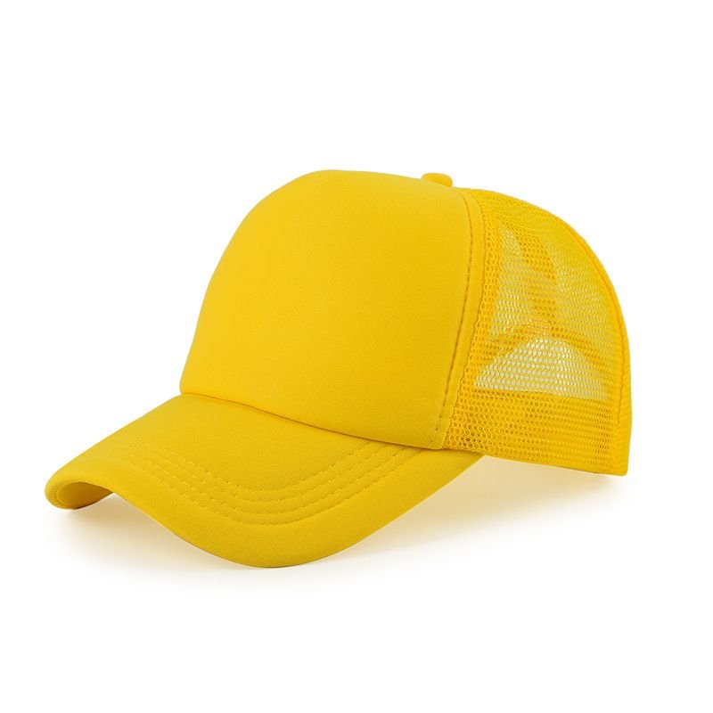 Custom Unisex Casual Color Matching Sponge Truck Hat